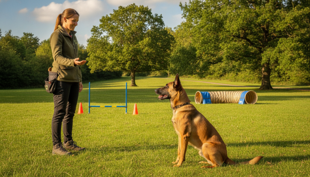 Belgian Malinois training routine