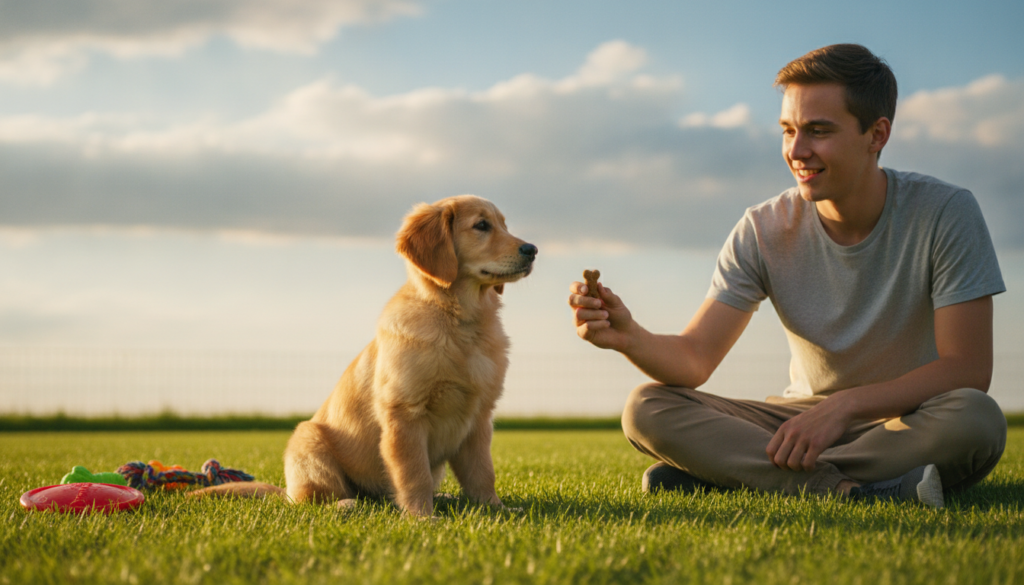 Teaching a dog to come when called