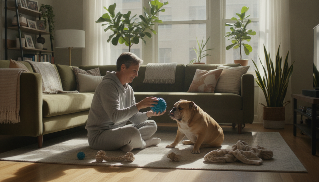 apartment dog exercise