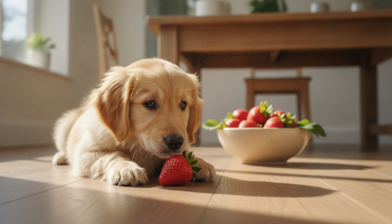 can puppies eat strawberries