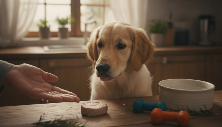 can puppies have pork