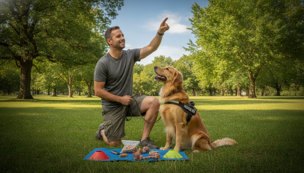 commands for rescue dog training