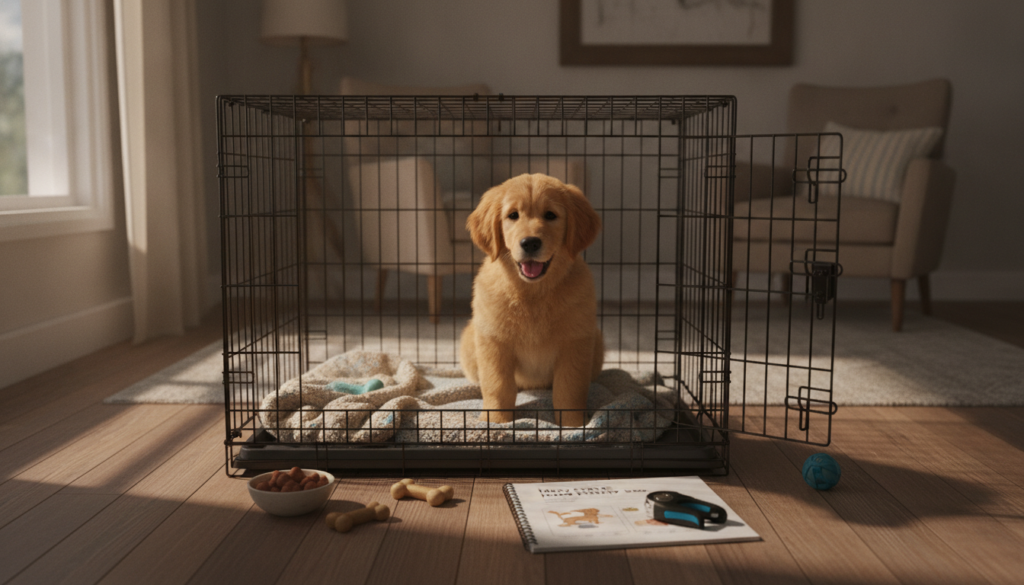dog crate training tips