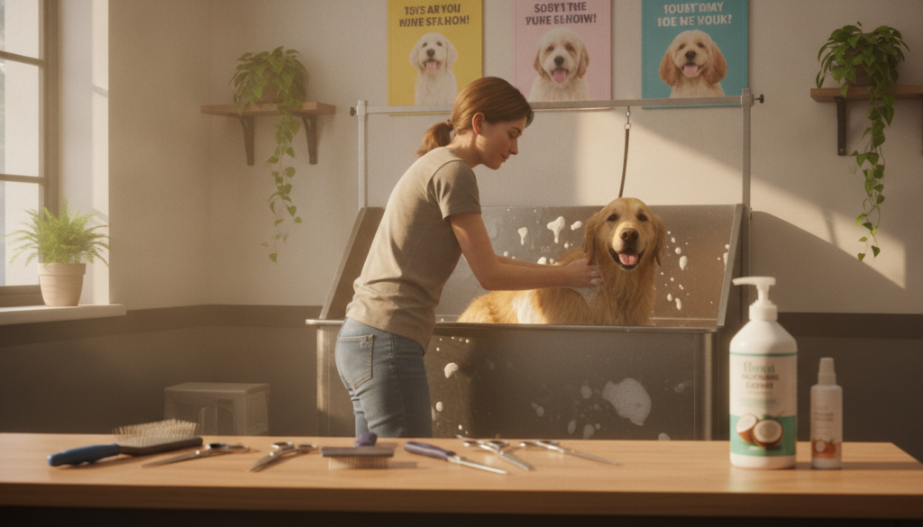 dog grooming service tips