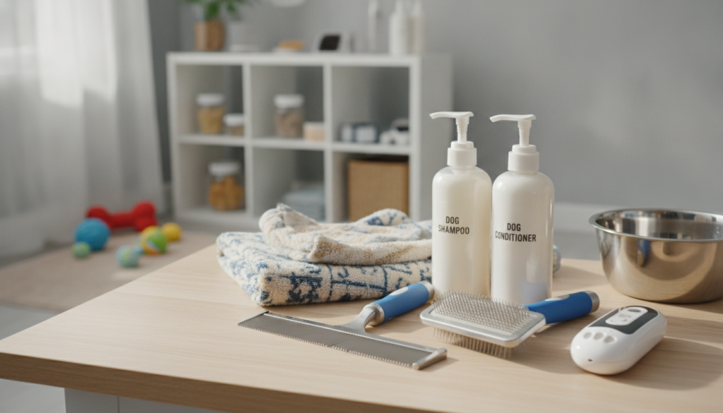 dog grooming supplies