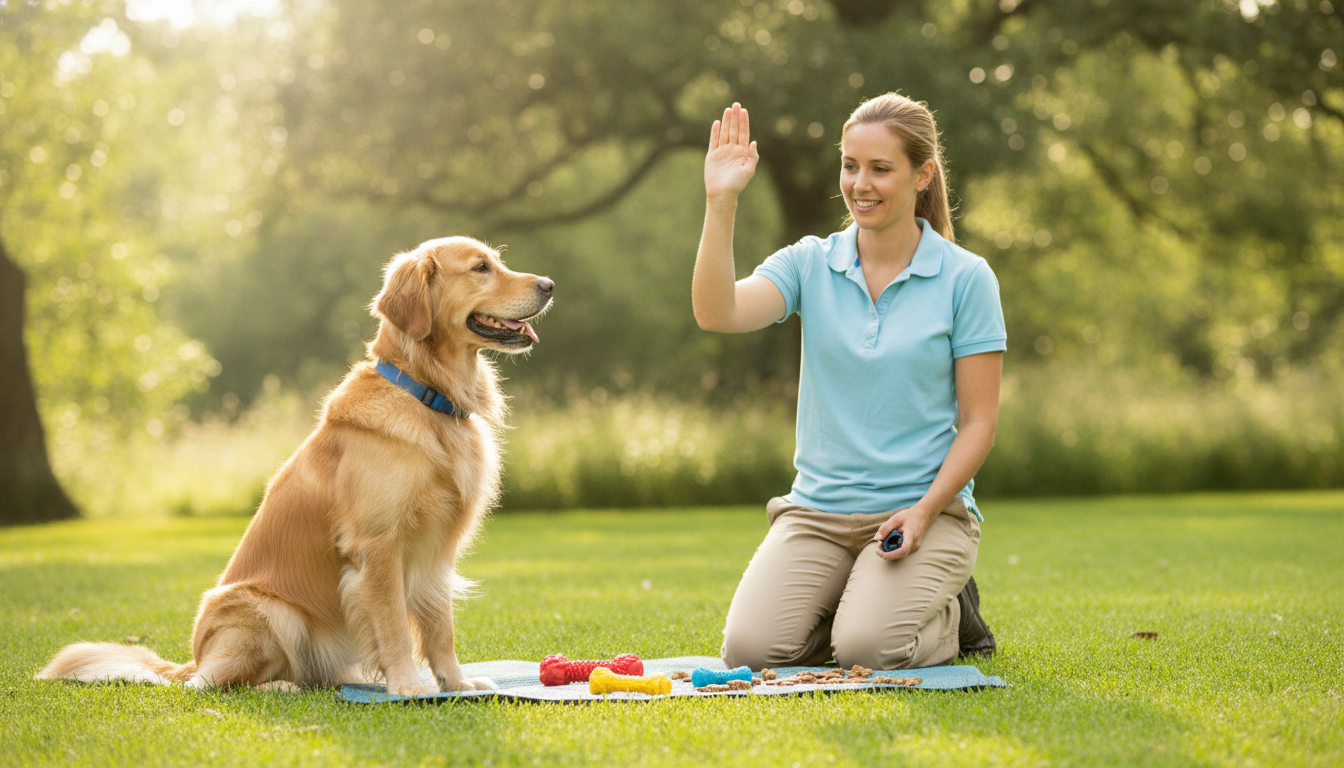 dog training golden retriever
