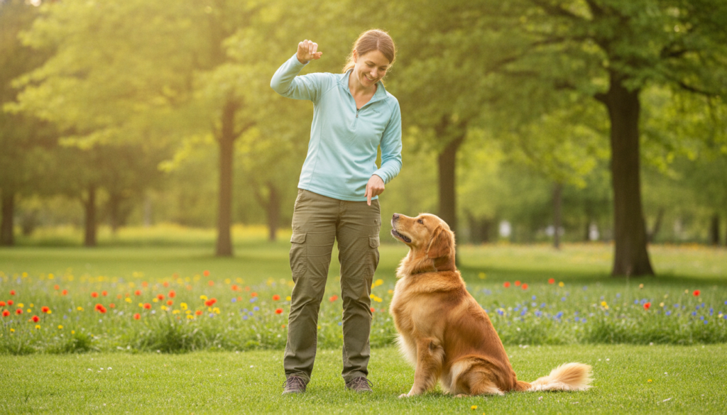 dog training sit command