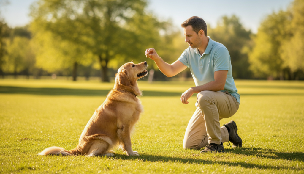 dog training sit command