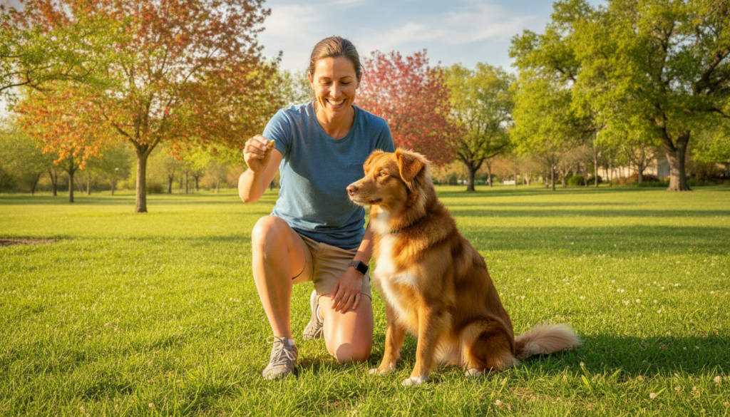 how to train a dog to sit