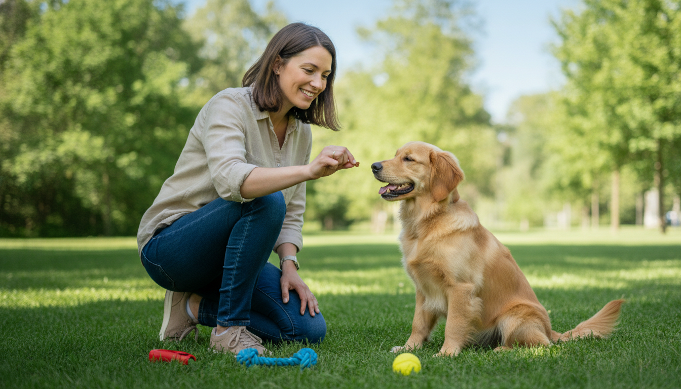 how to train a dog to sit