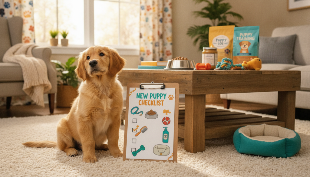 new puppy checklist new puppy checklist