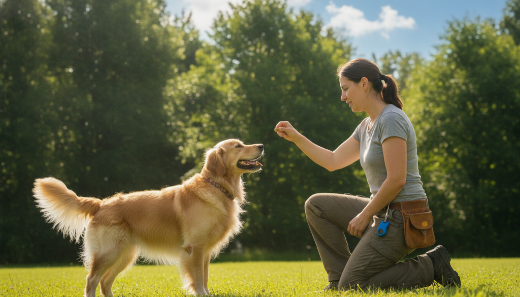 positive reinforcement dog training techniques