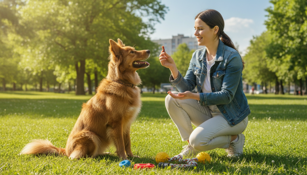 positive reinforcement techniques for rescue dogs