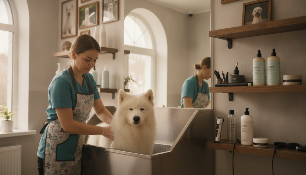 professional pet grooming