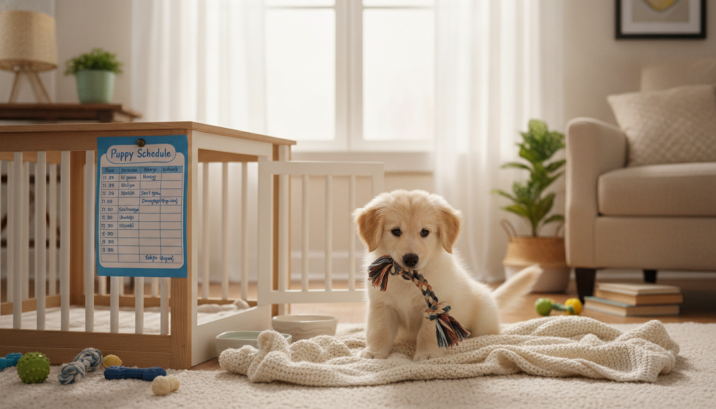 puppy crate training