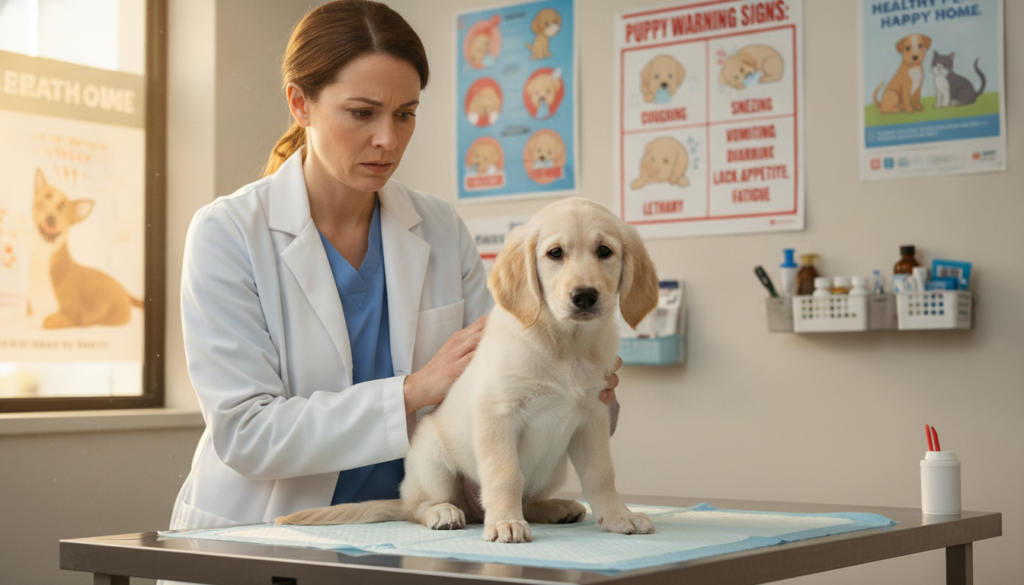 puppy illness warning signs