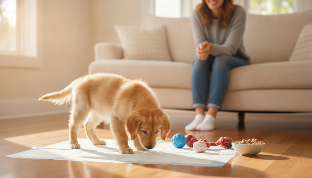 puppy pad training tips