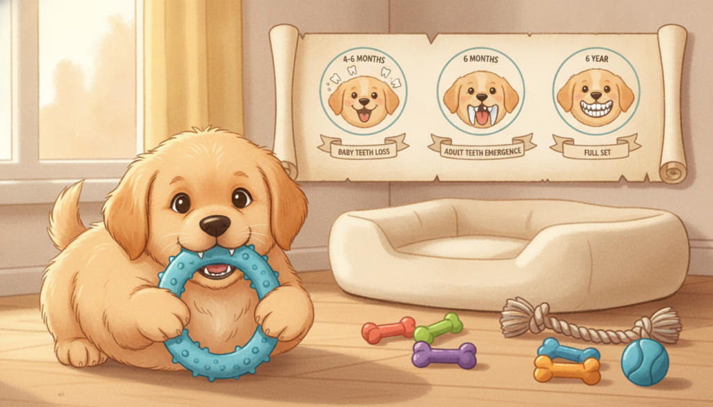 puppy teething timeline
