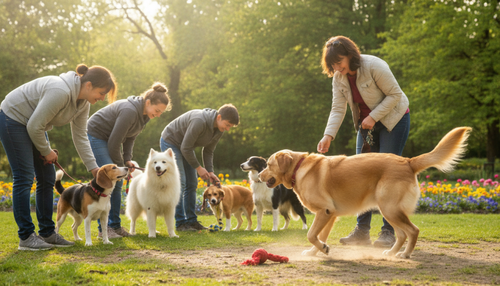 socialization for rescue dogs