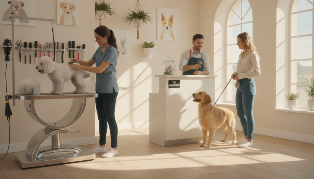 tipping etiquette for dog groomer