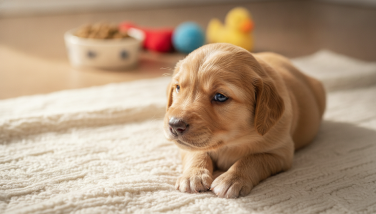 when do puppies open their eyes