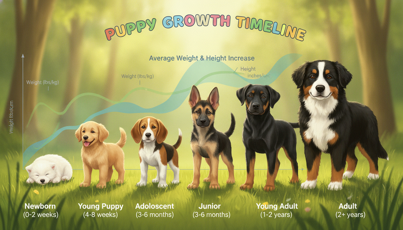 when do puppies stop growing