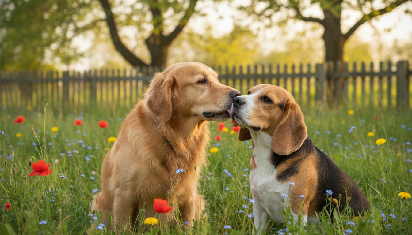 why do dogs lick each others ears