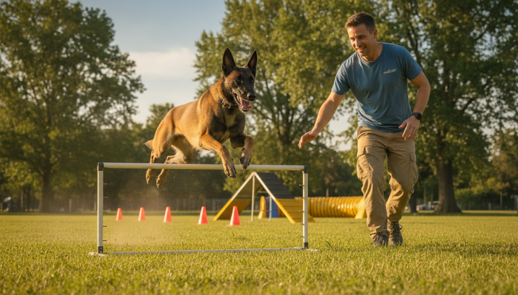 working dog training for Belgian Malinois