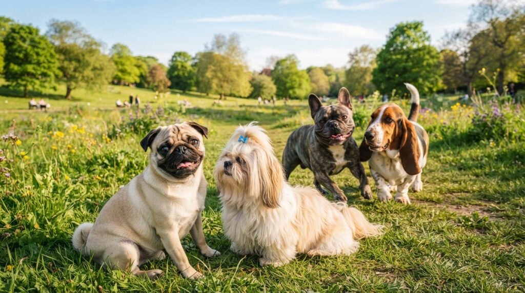 Distinctive features of amusing canine breeds