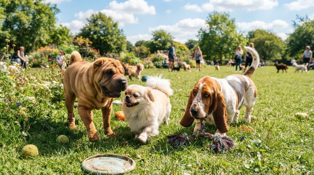 Funny looking dogs with distinctive dog features