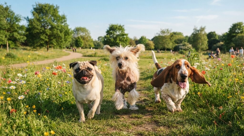 Funny looking dogs with distinctive features