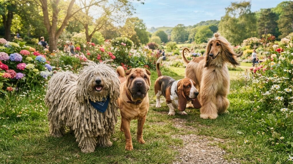 Peculiar dog breeds